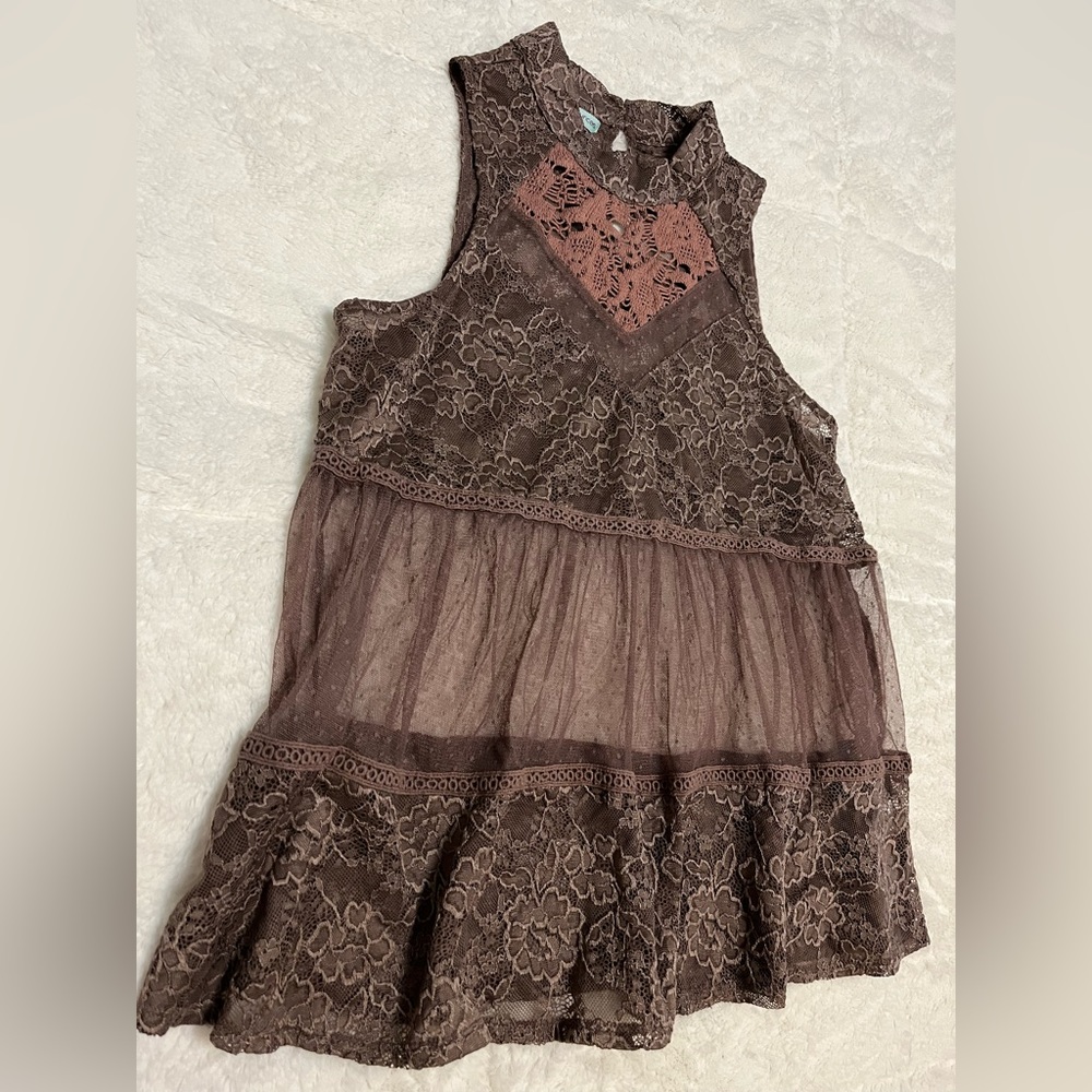Maurice’s Sheer Lace Blouse